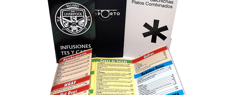 Cartas de Menú